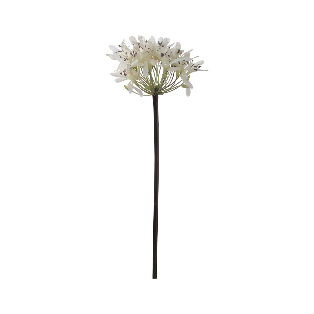 Planta artificial 67 cm flor agapanto blanco