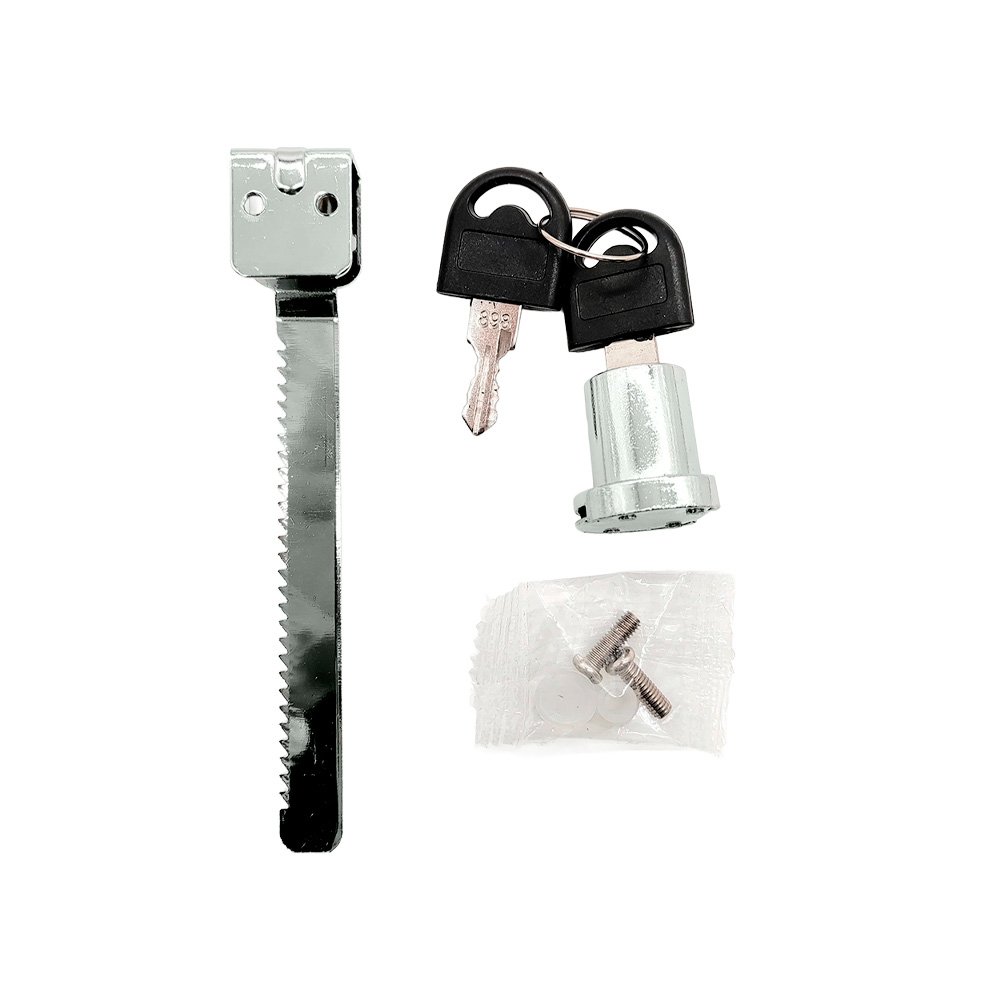 Cerradura para vitrina 11.43cm (4 1/2pulg) cromada