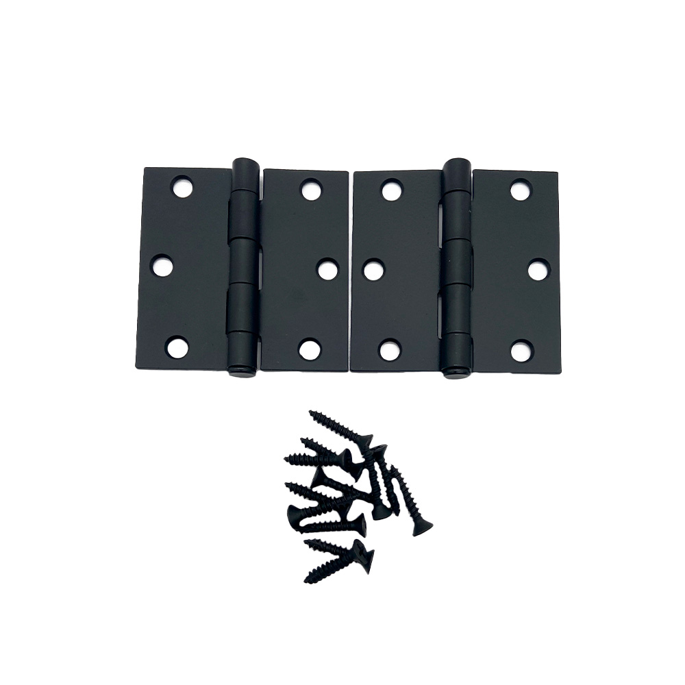 Bisagra 8.9cm(3.5pulg) acero negro mate par