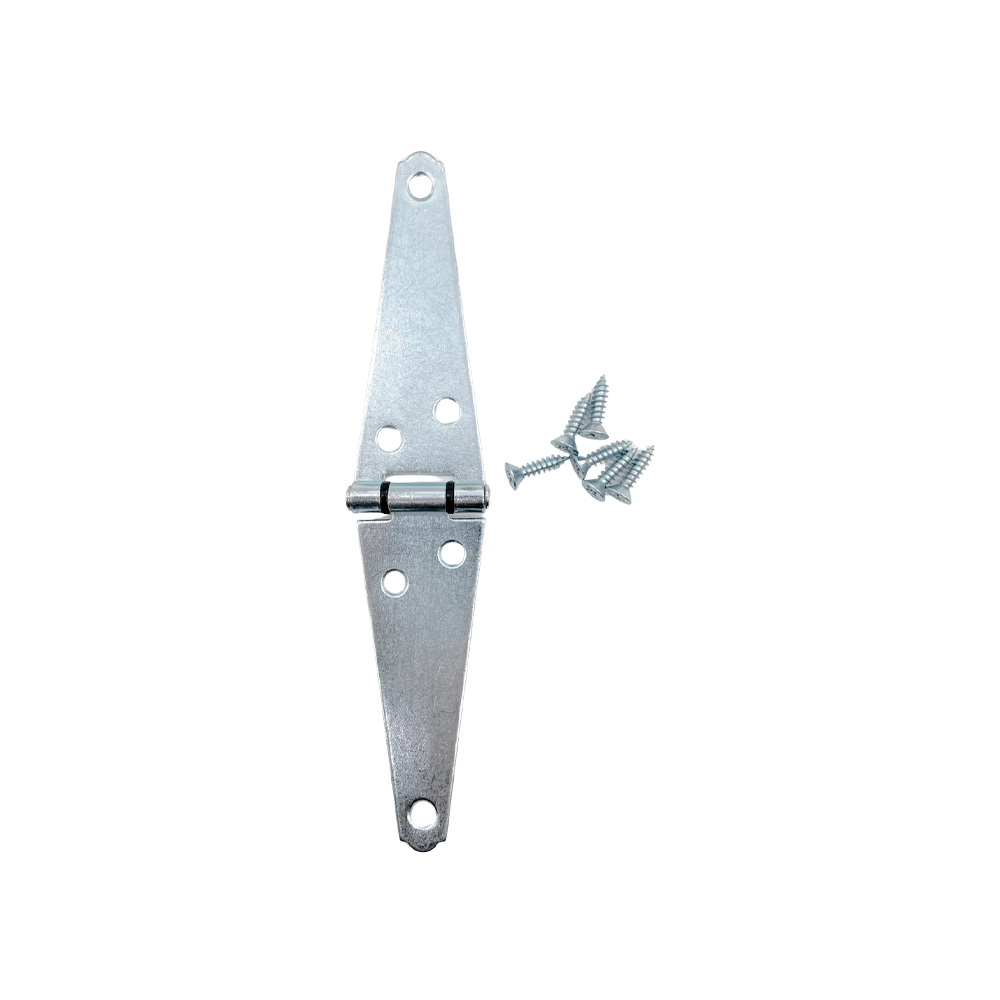 Bisagra tipo correa con torillos 10.1cm (4pulg) zincada