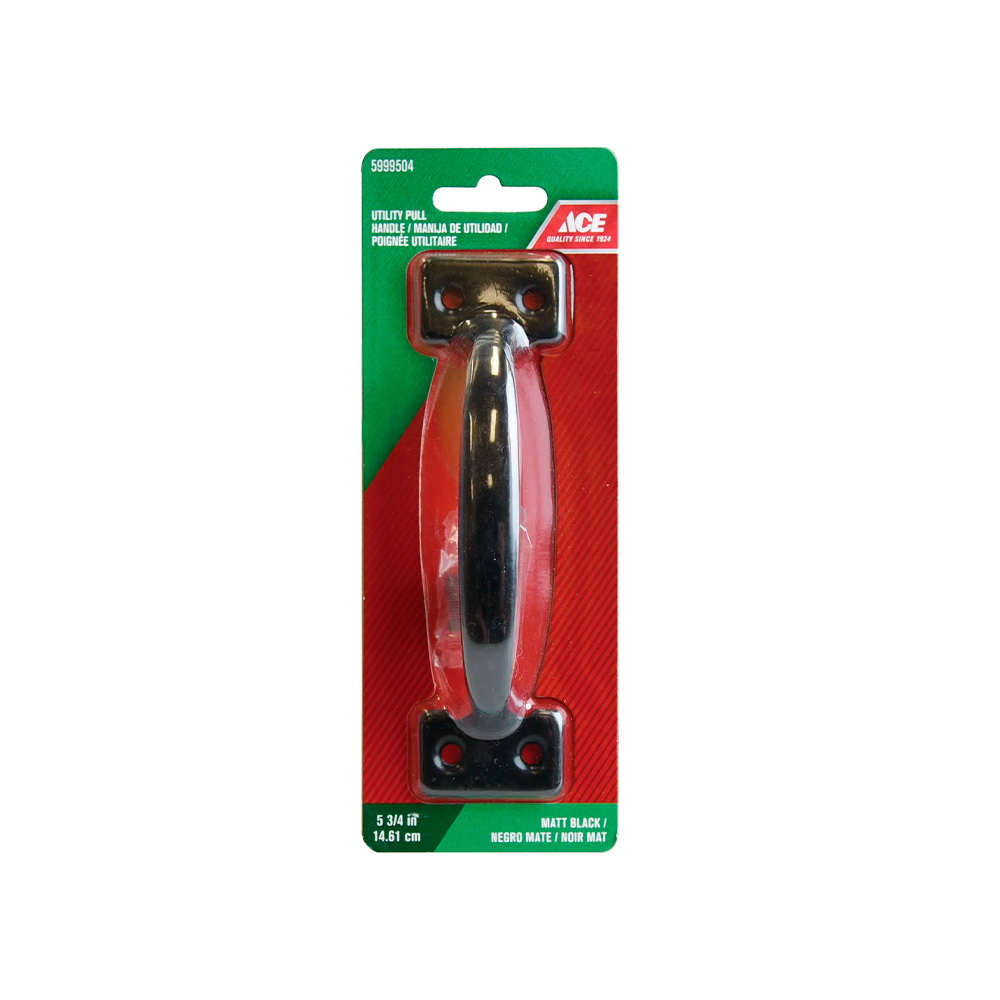 Haladera 14.6cm(5 3-4pulg) negro mate