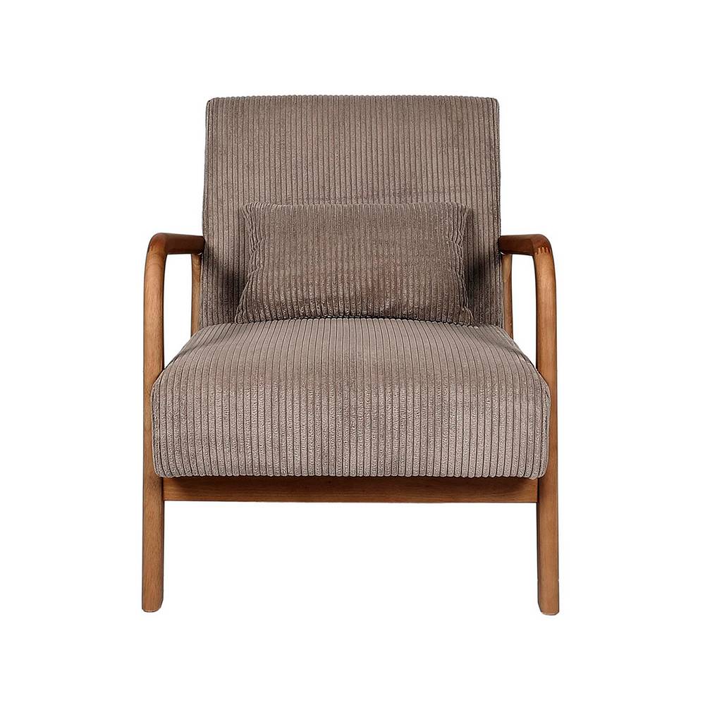 Silla moderna de madera 64.5x83x75 cm gris