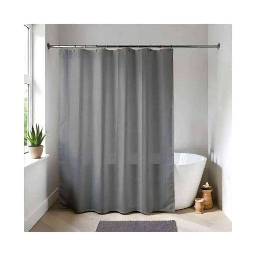 Cortina para baño peva 180x200 cm - gris