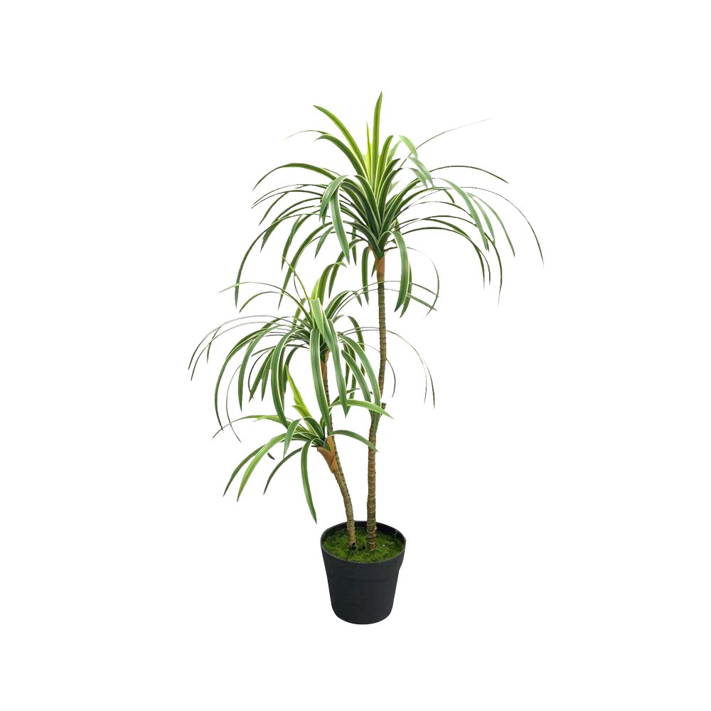 Planta artificial con maceta 85 cm canto blanco de la india