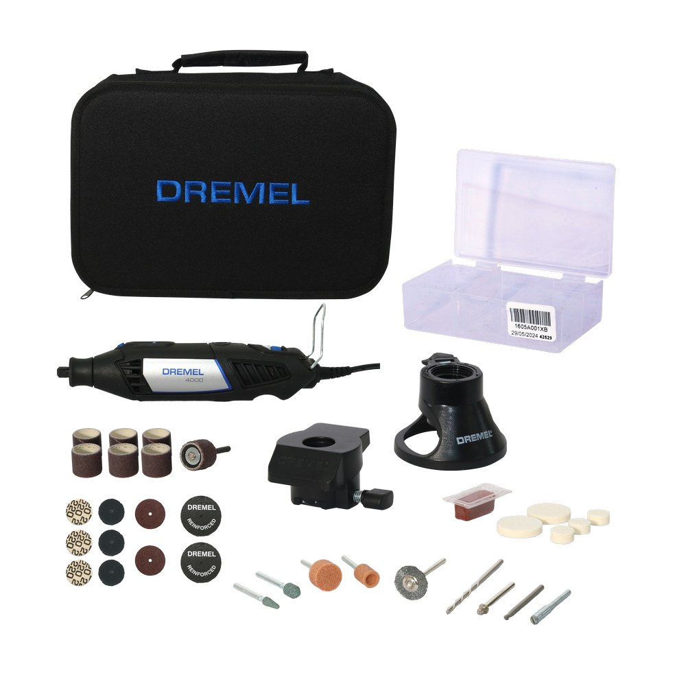 Herramienta rotativa dremel 4000ns + 32 accesorios