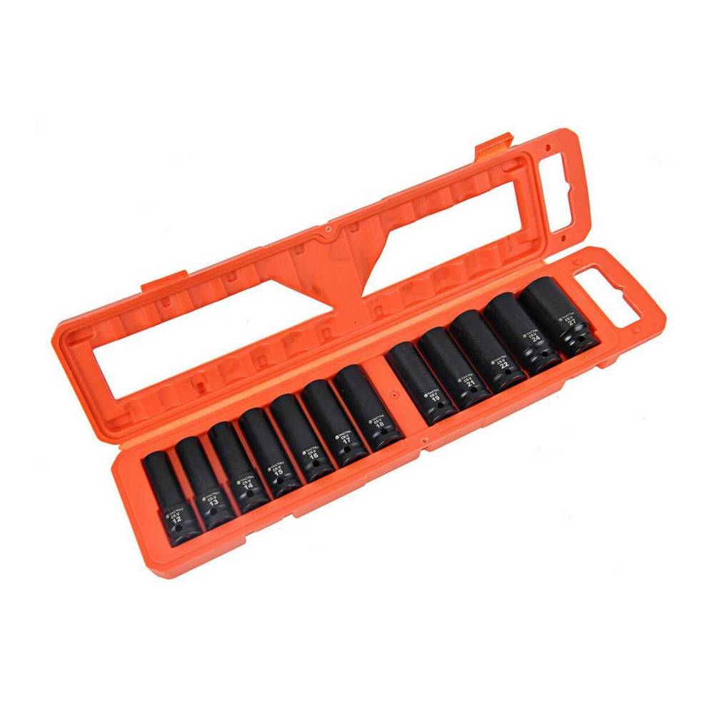 Cubo de impacto 1-2 pulg 12 - 27 milimetros set de 12 piezas
