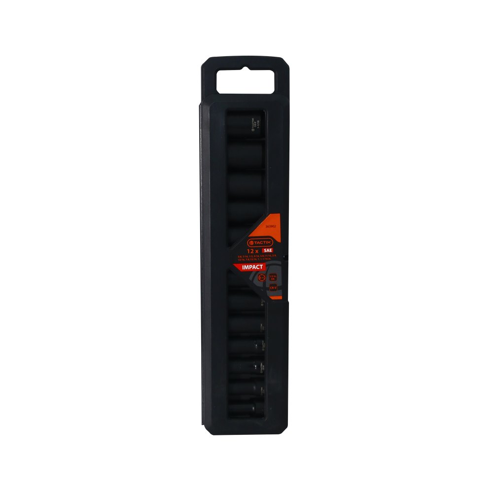 Juego de cubos de impacto 1/2x3/8-1.1/16 pulg (12.7x9.5-27 mm)
