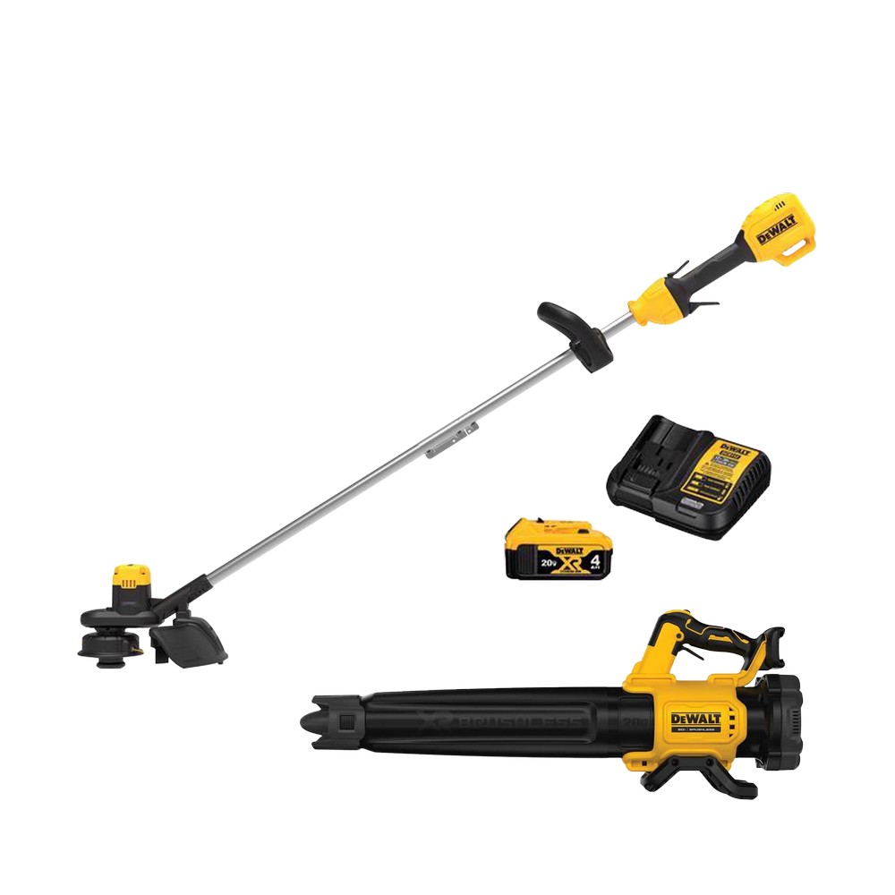 Trimmer 13 pulg (33.02 cm) inalambrico y sopladora 125 mpg 450 cfm con bateria y
