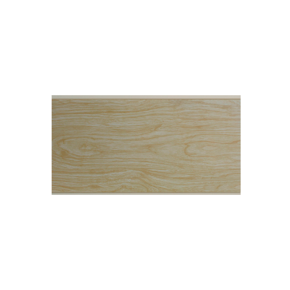 Tablilla pvc basic sin division brillo 6mmx1.18 m café claro