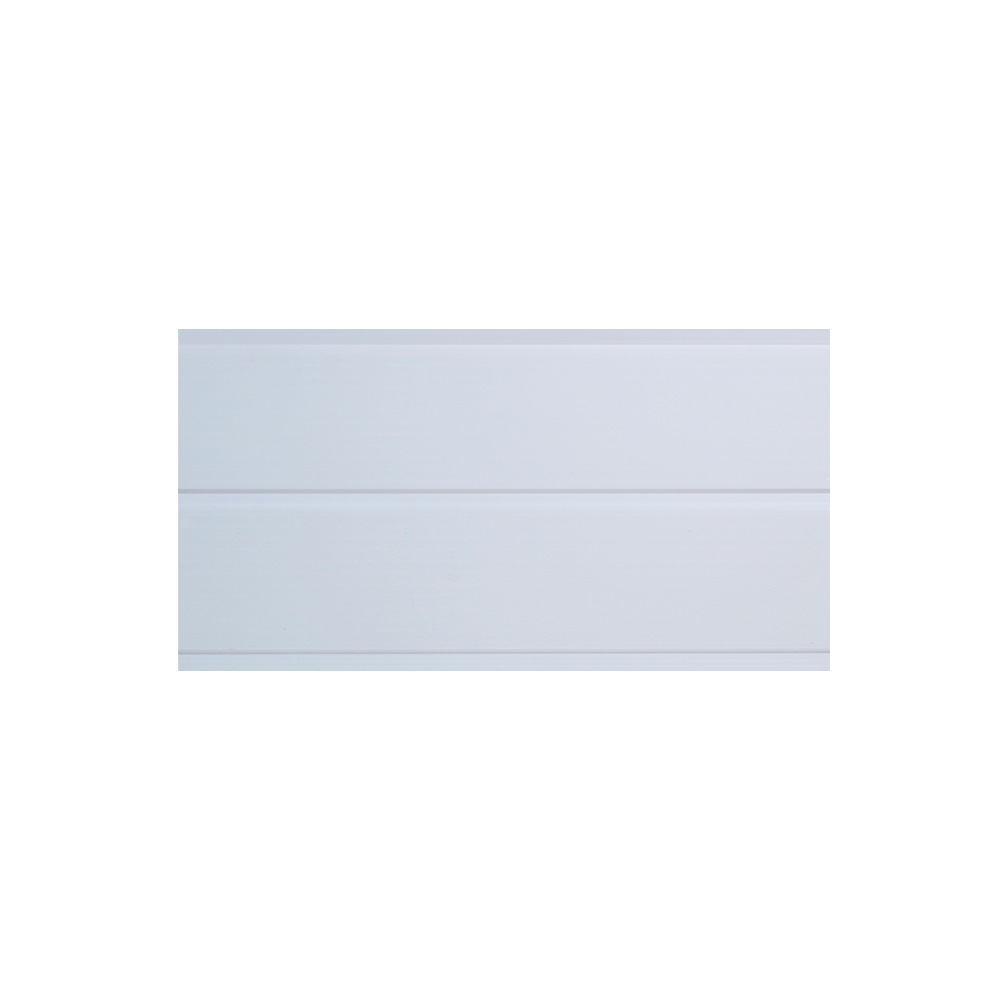 Tablilla pvc basic con division brillo 6mmx1.18 m blanco