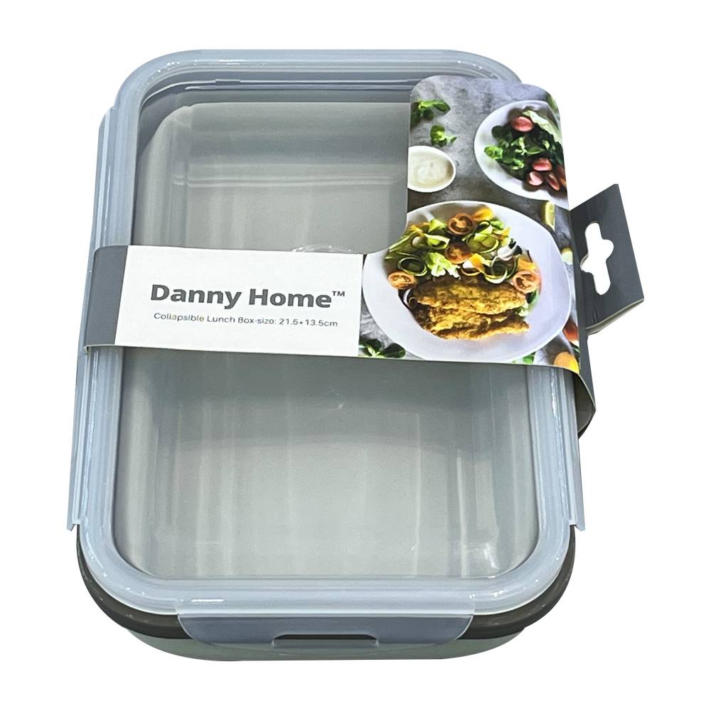 Deposito rectangular flexible para alimentos 22x14 cm