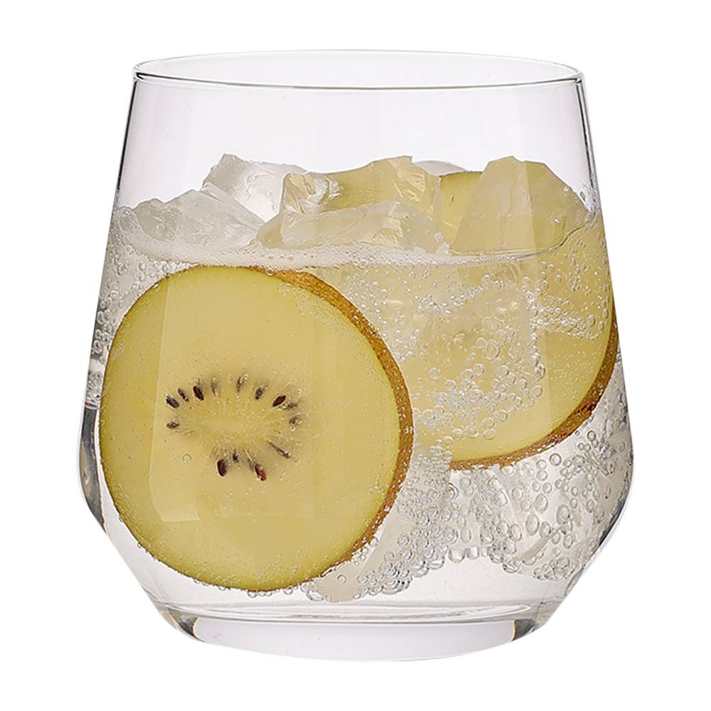 Vaso de vidrio 420 ml clearly 6 piezas