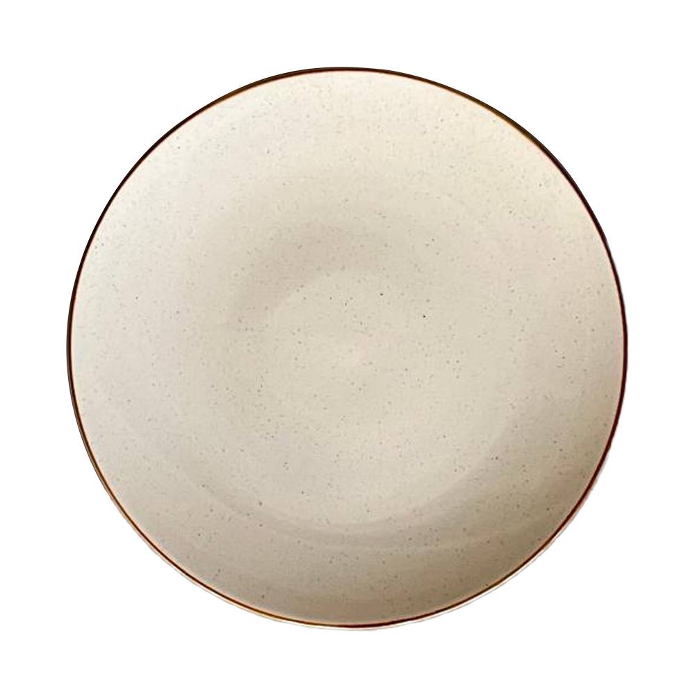 Plato redondo de porcelana 19 cm