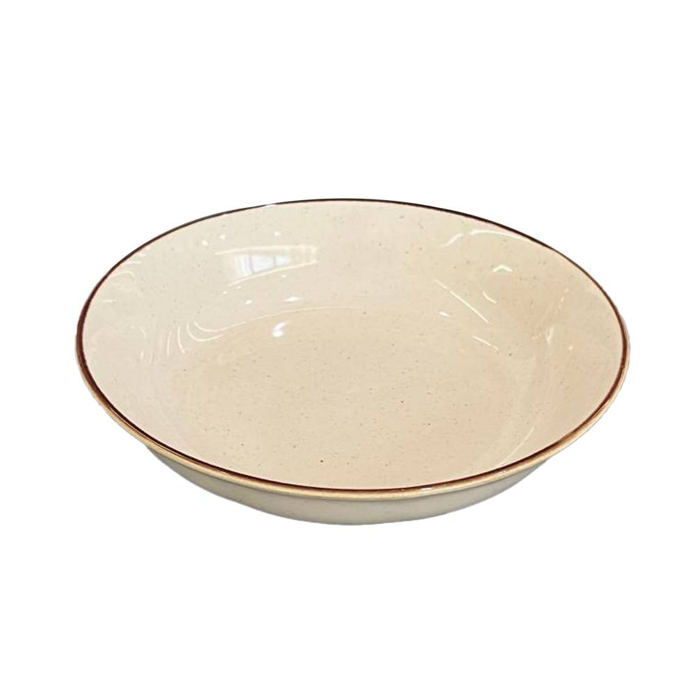 Plato hondo de porcelana 20.3 cm