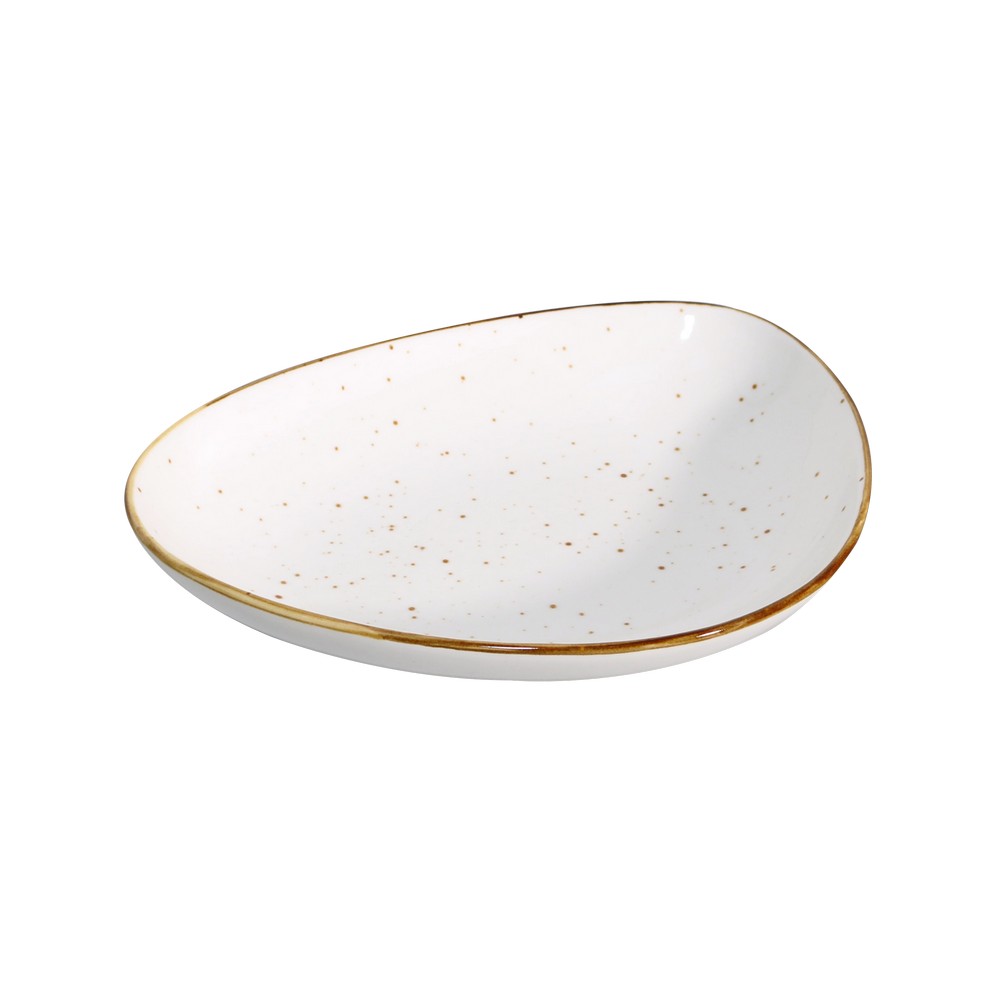 Plato hondo para sopa de porcelana 22.8 cm