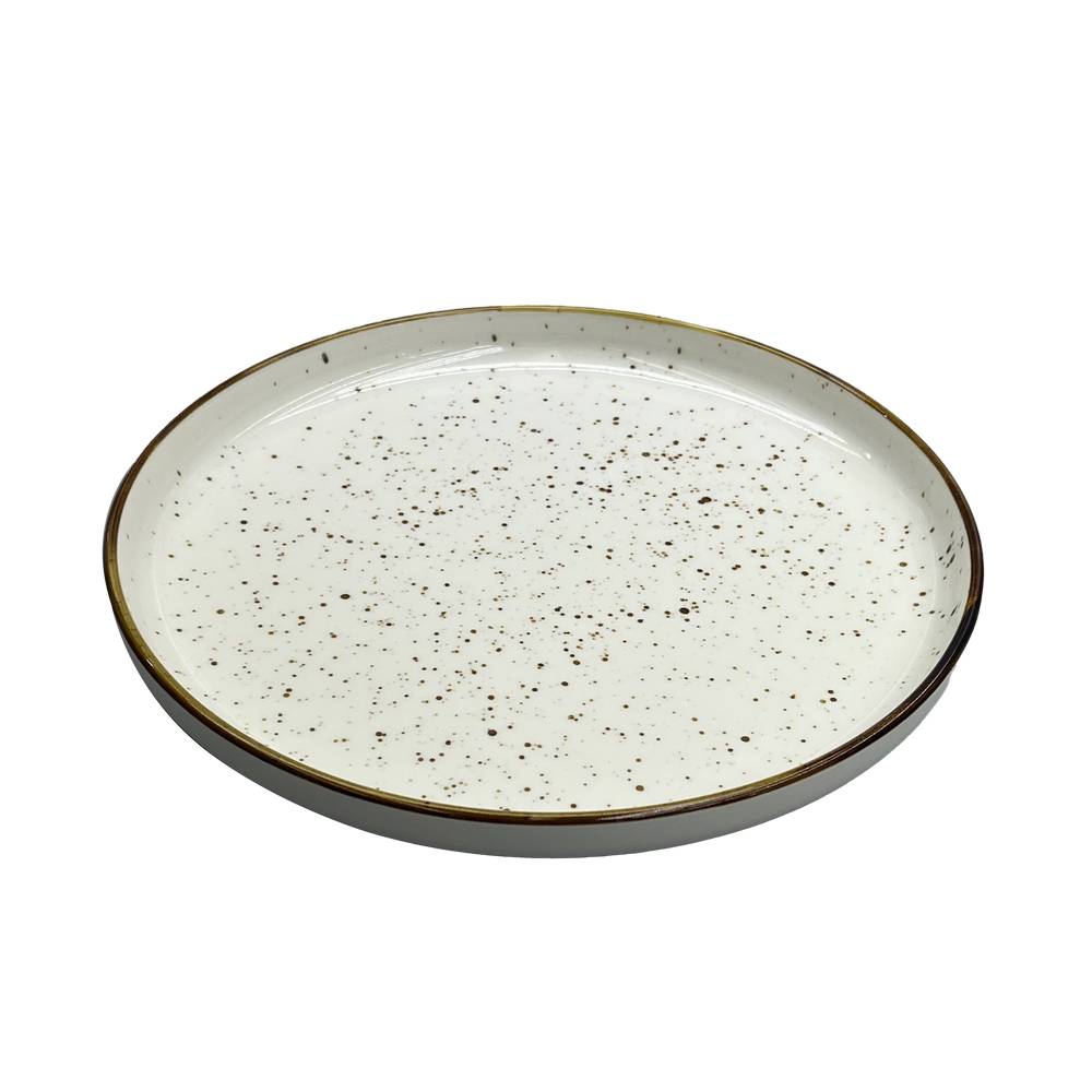 Plato redondo para postre de porcelana 20.3 cm