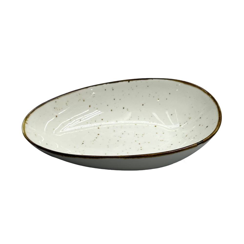 Plato hondo de porcelana 25.4 cm