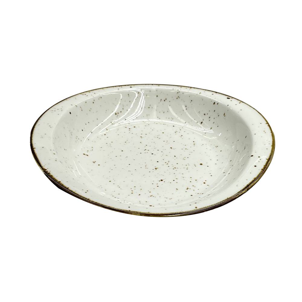 Plato hondo para sopa de porcelana 19 cm