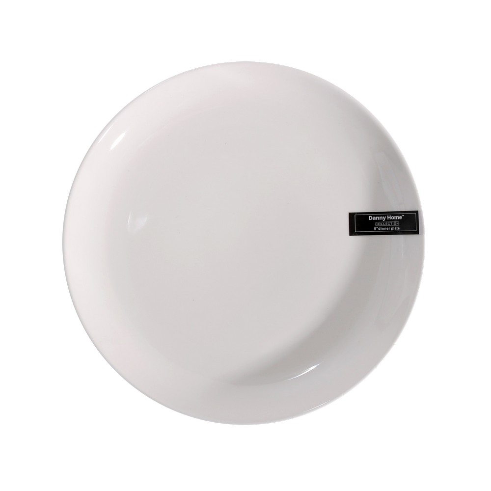 Plato redondo de porcelana 22.8 cm