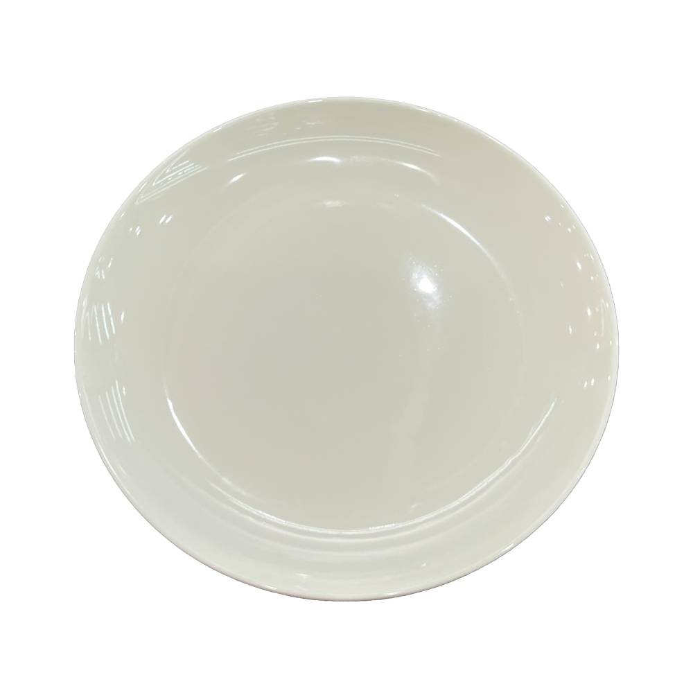 Plato redondo de porcelana 25.4 cm