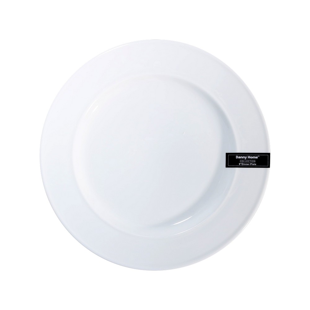 Plato redondo de porcelana 22.8 cm