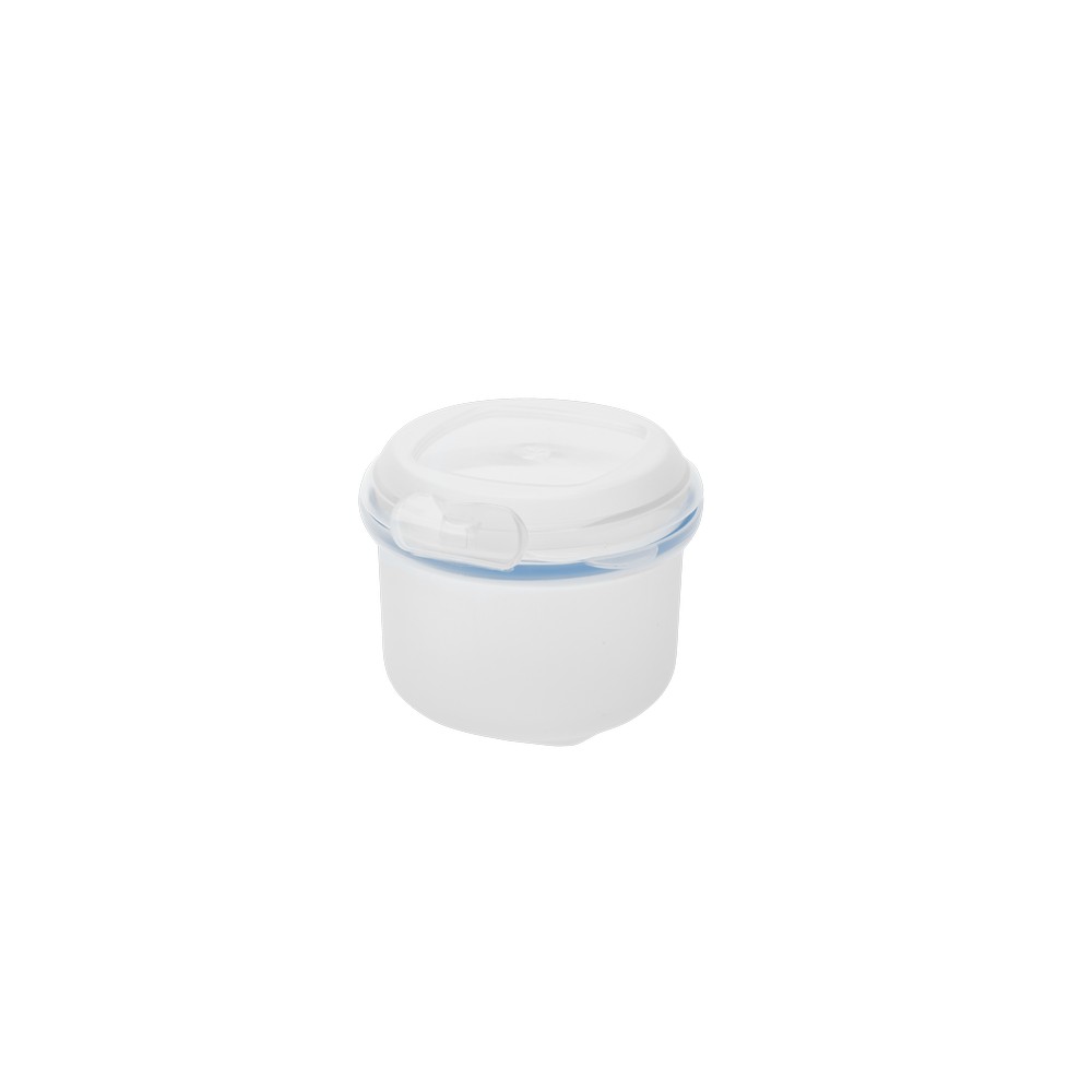 Deposito redondo de plastico 400 ml celeste