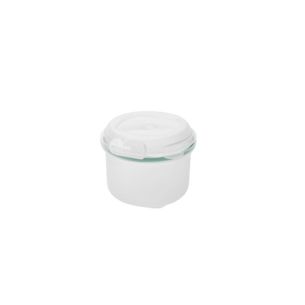 Deposito redondo de plastico 400 ml verde
