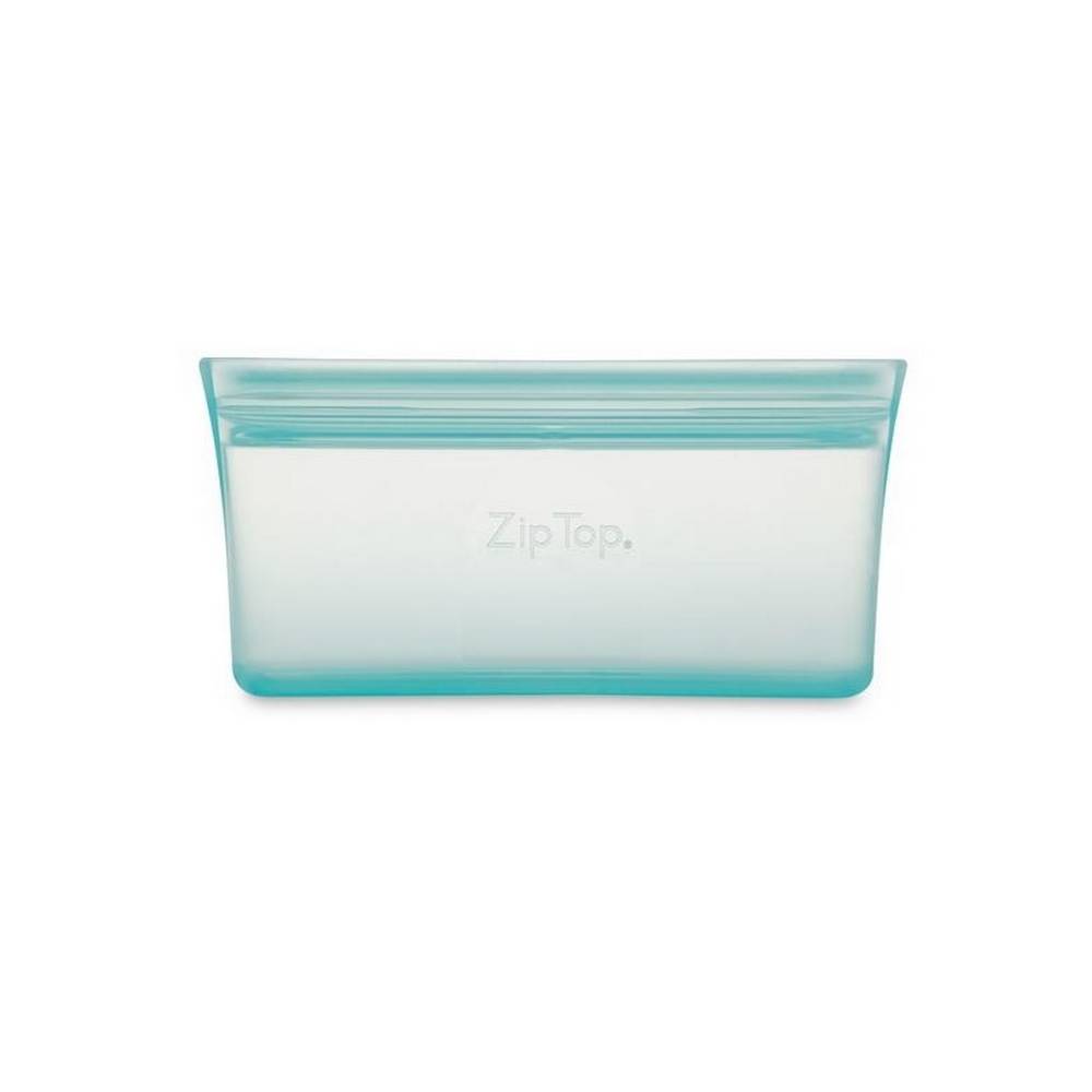 Bolsa reutilizable para snacks 4 onzas celeste