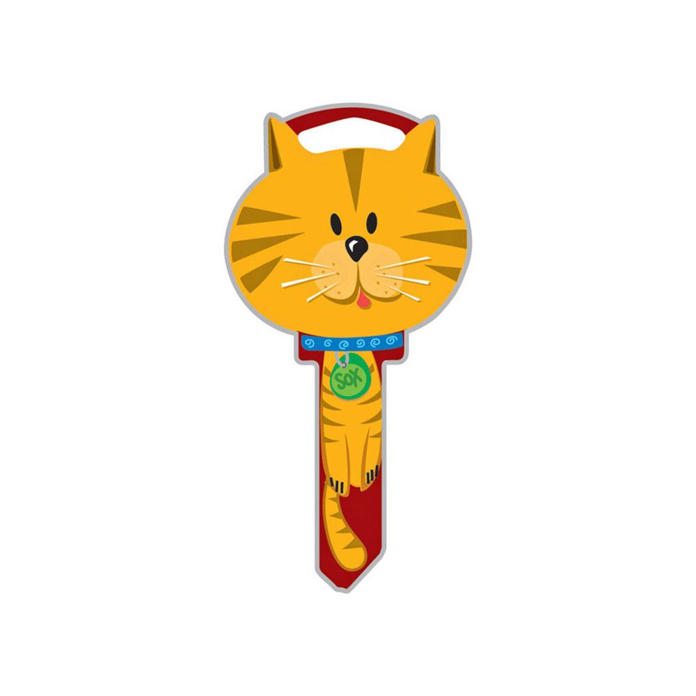 Machote para llave en imagen de gato