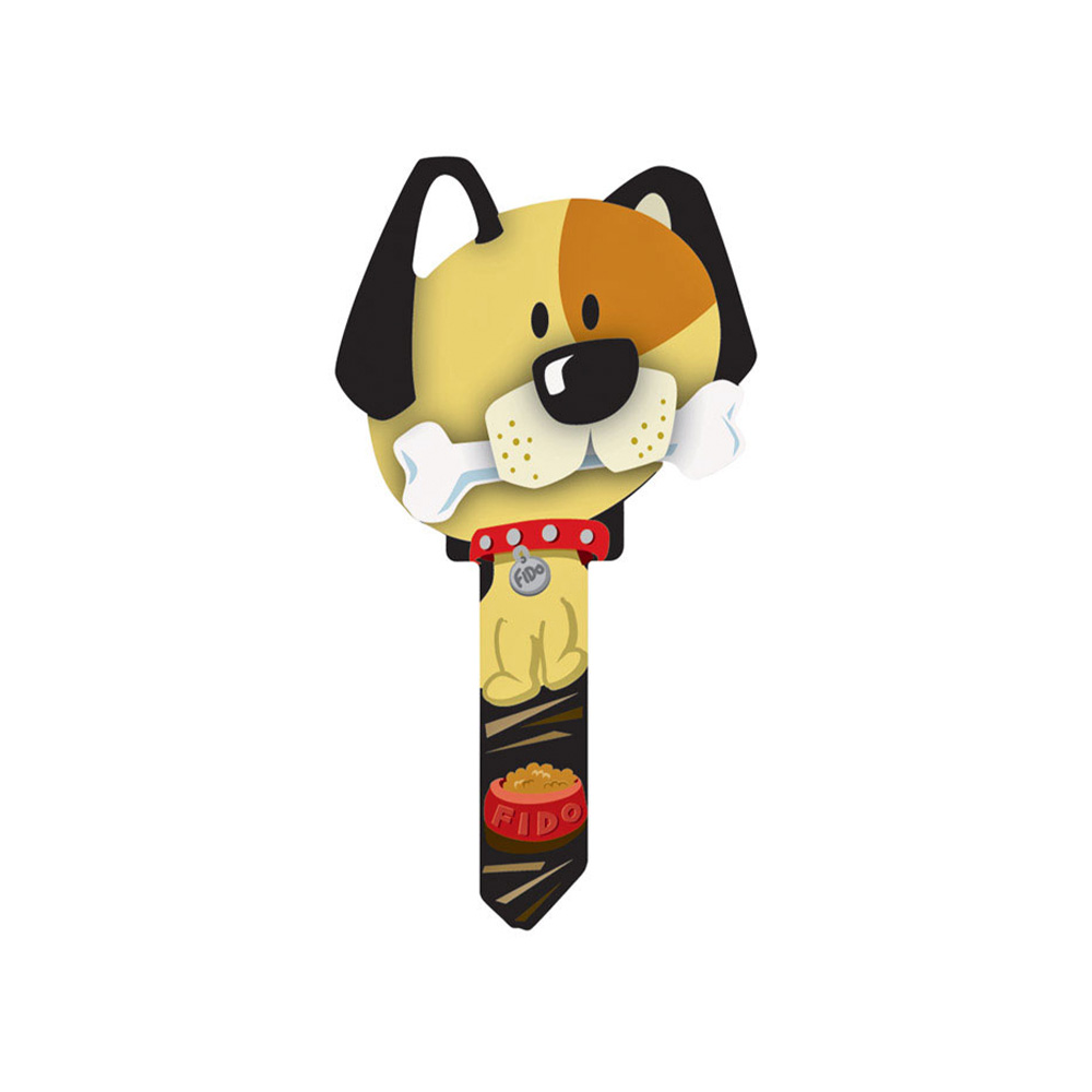Machote para llave en imagen de perro