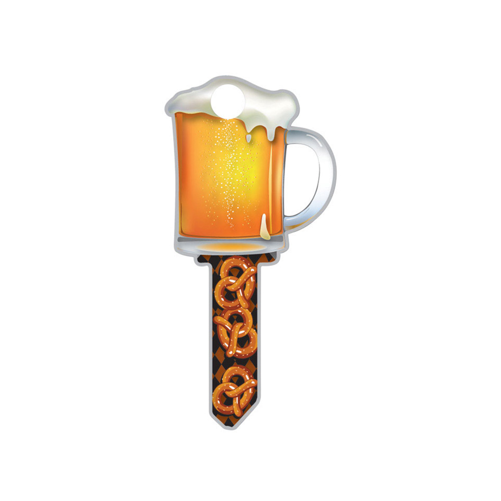 Machote para llave en imagen de cerveza