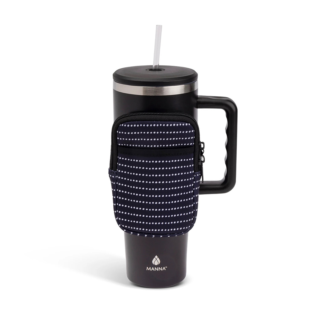 Vaso térmico con bolsa 1.1 l negro