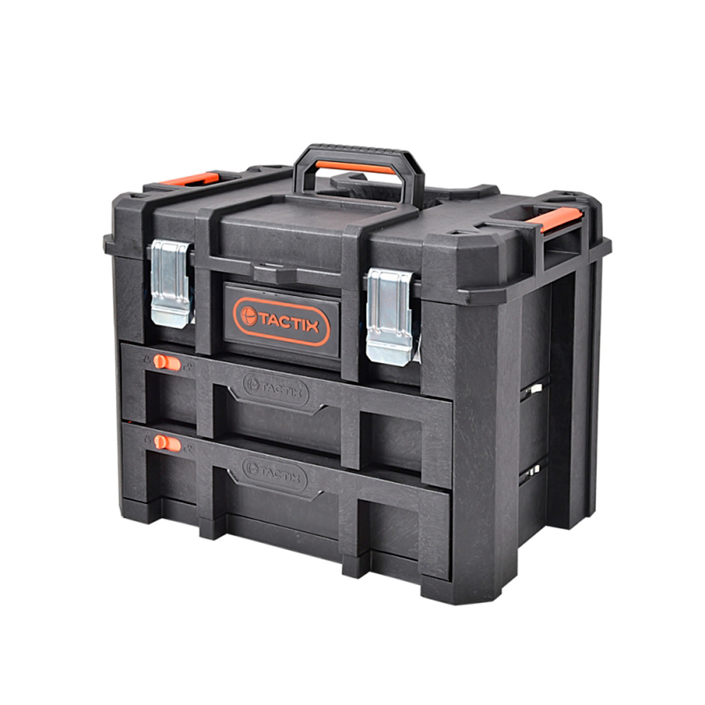 Caja plastica para herramientas negra 52x37x39cm