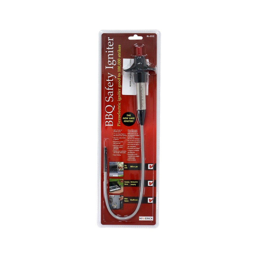 Encendedor electrico con punta flexible piezo