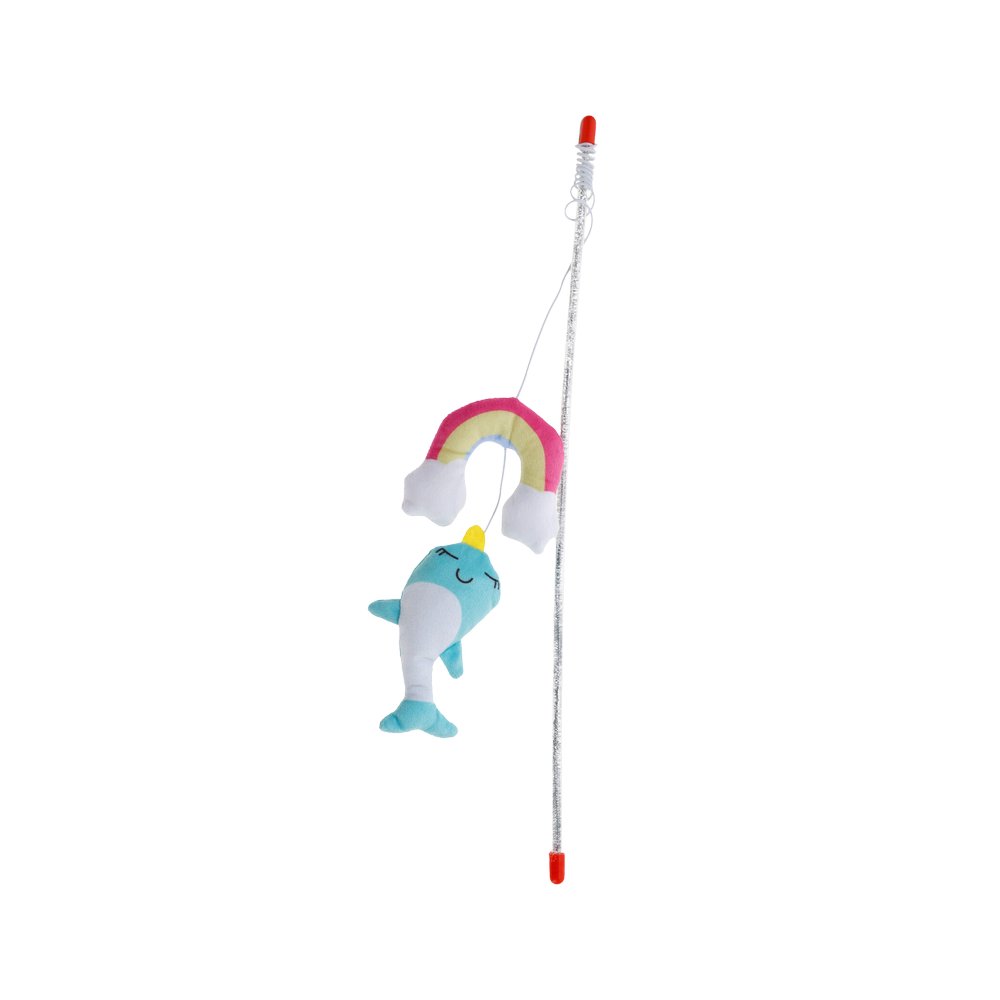 Juguete para gato varita 40 cm surtido