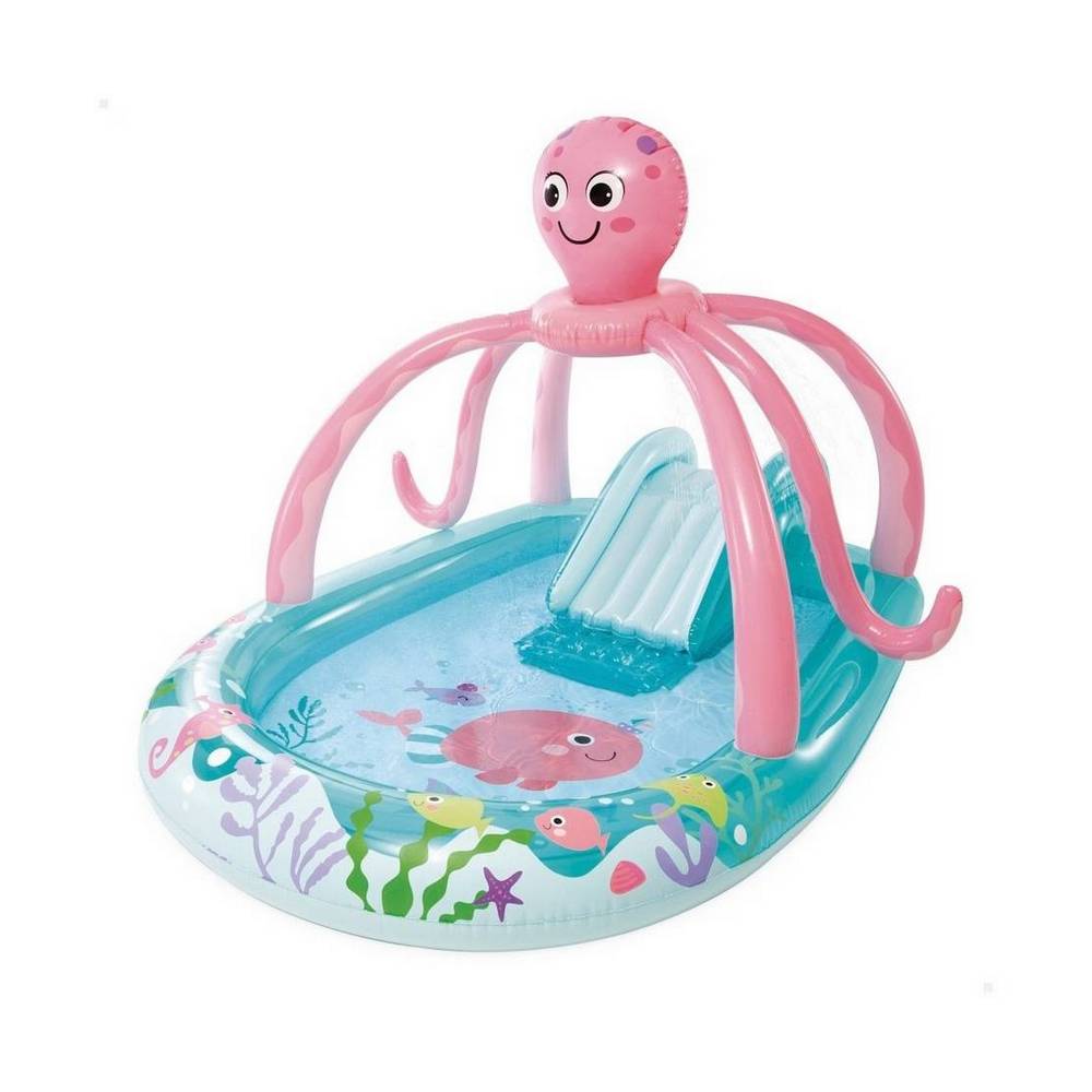 Piscina diseño pulpo para niños mayores de 2 años