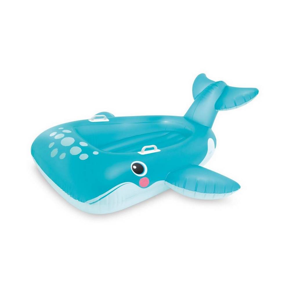 Flotador inflable ballena 140x168 cm
