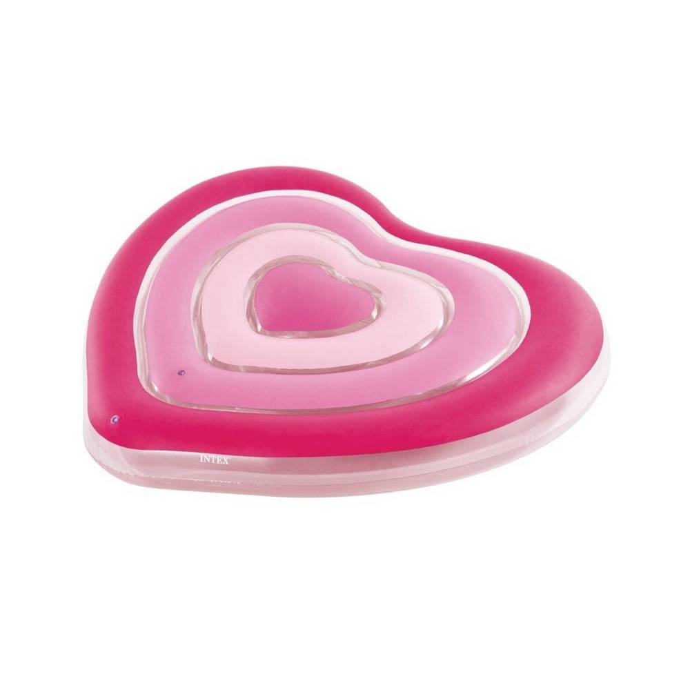 Flotador inflable corazon 155x135x25 cm