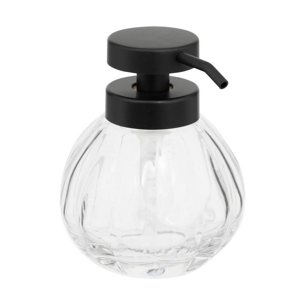 Dispensador de jabon en vidrio surtido 10.4x13cm