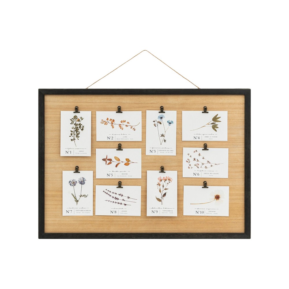 Porta retrato de pared de madera