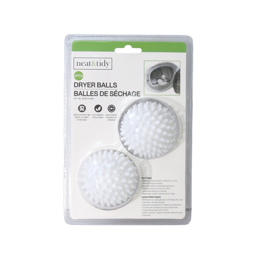 Bola para secadora de ropa blanca 2 piezas