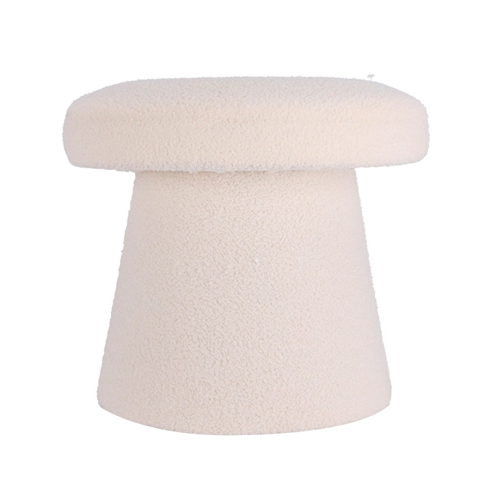 Banco decorativo blanco de 43cm
