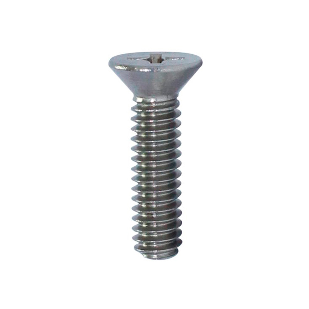 Tornillo estufa cabeza plana 1/4x1/2 pulg s/15
