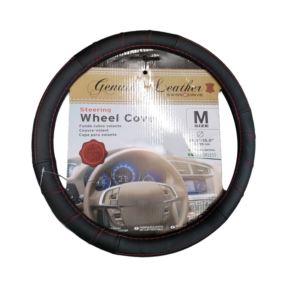 Forro para timon 37x39 centimetro cuero negro