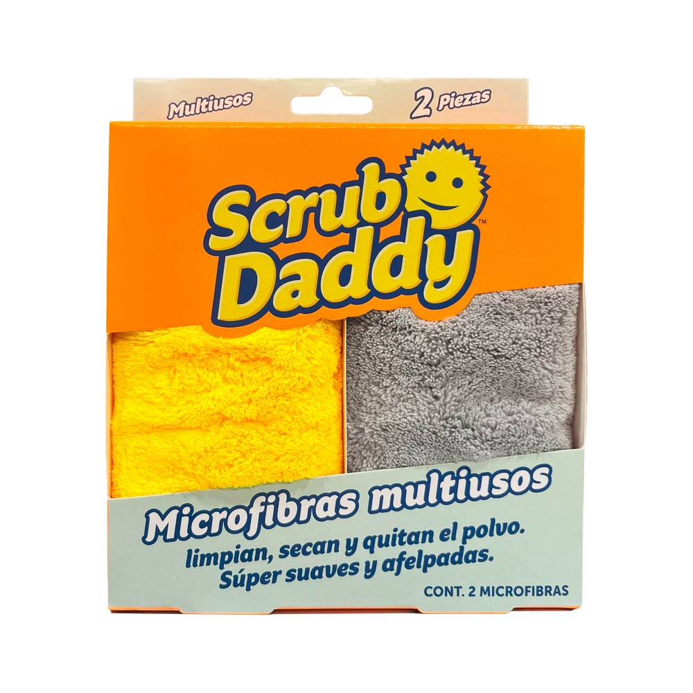 Paño multiusos de microfibra 25.4x 25.4 cm 2 unidades