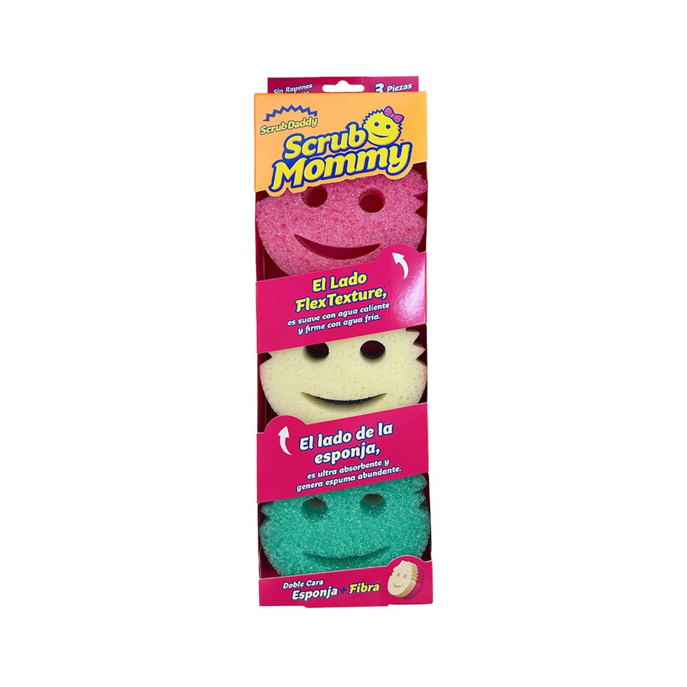 Esponja multiusos scrub mommy 3 unidades