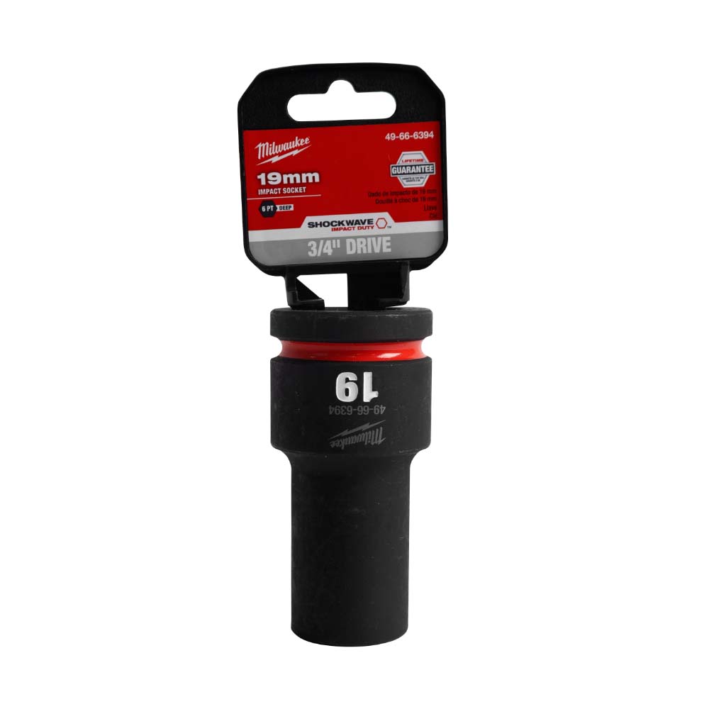 Cubo de impacto 19.05 mm (3-4 pulgadas) x 19 mm largo