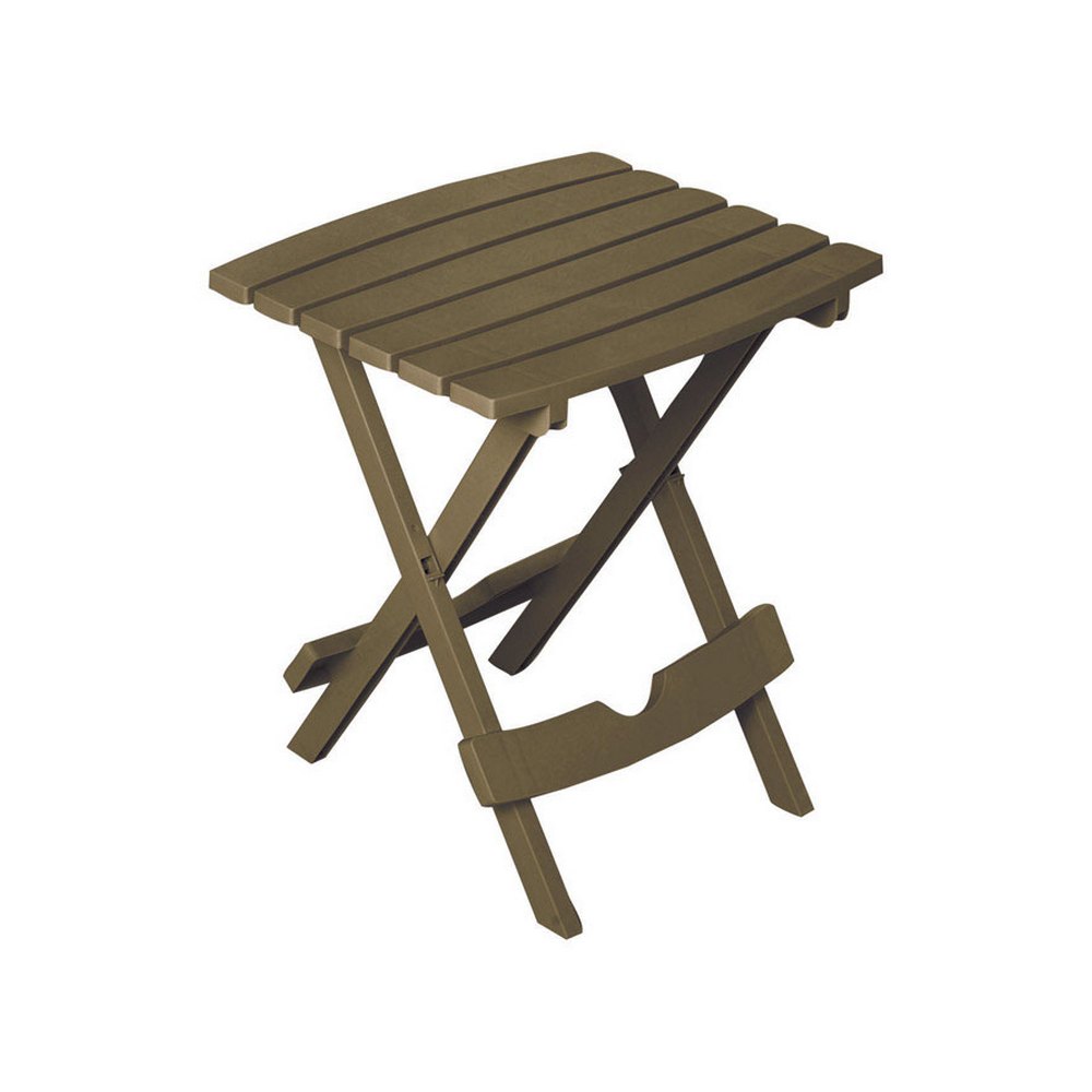 Mesa auxiliar de resina quik-fold cafe