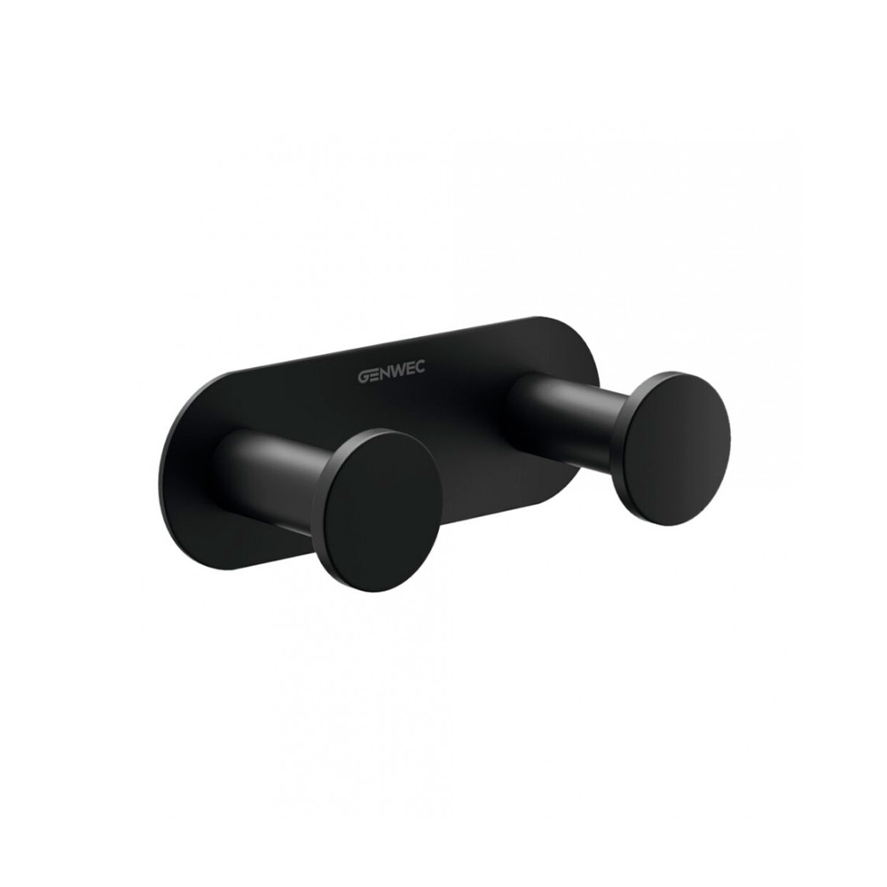 Percha doble acero inox 304 nimbus acabadonegro