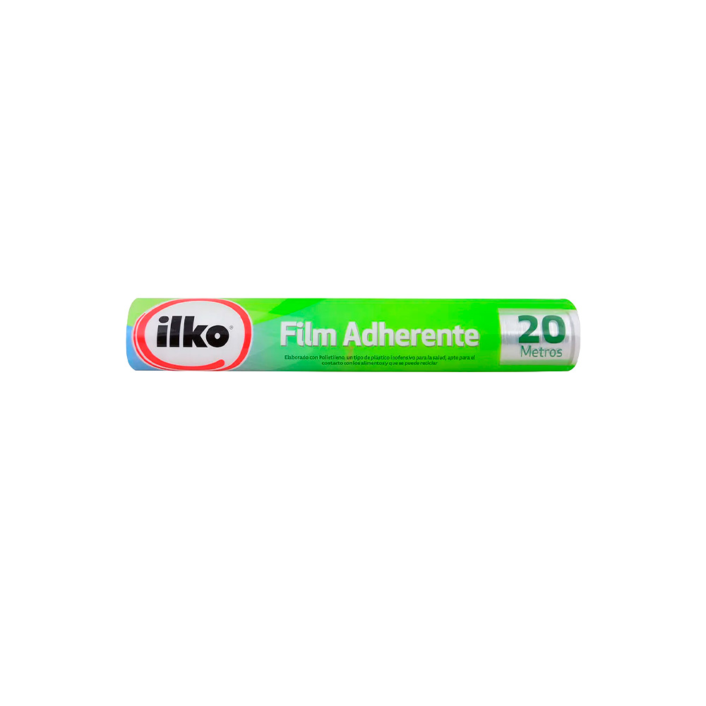 Rollo de papel plastico para cocina 20mtrs 2 unidades